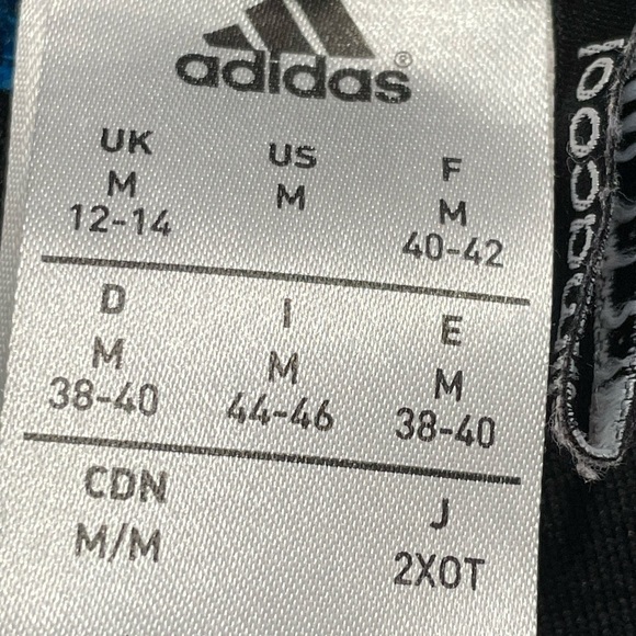 Adidas three striped climacool sweatpants size M 44-46 in black - Picture 6 of 7